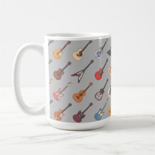 Gitarrer Musik Mugg