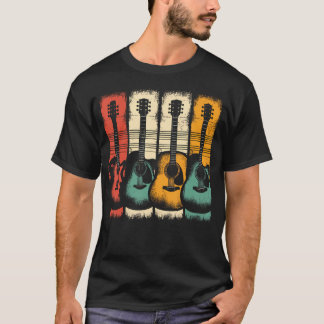 Gitarrer Musik Vintage Gitarr T Shirt
