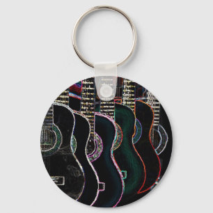 gitarrer nyckelring