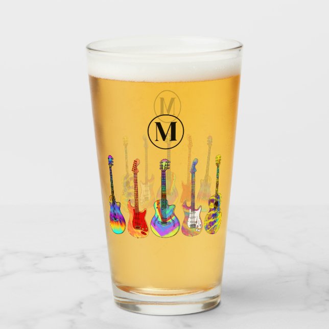 Gitarrer Personliga Glaskopp (Framsida fylld)