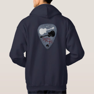 gitarrer rock musik plocka hoodie