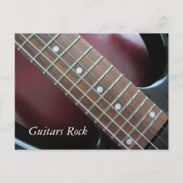 Gitarrer Rockar - Elgitarr Vykort