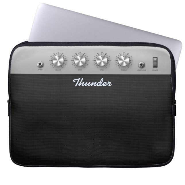 Gitarrförstärkare Laptop Fodral (Framsidan)