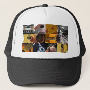 GitarrfotoCollage Truckerkeps