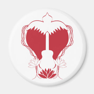 Gitarrhjärtaande Magnet