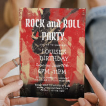 Gitarrillustration Rock And Roll-fest