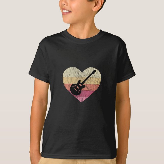 Gitarrist älskar att spela bluesgitarr t shirt (Framsida)