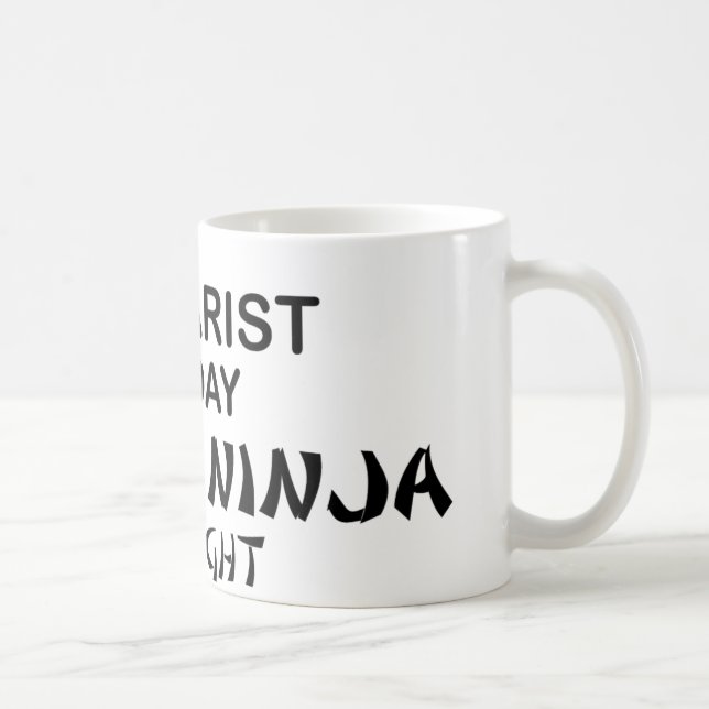 Gitarrist dödliga Ninja vid natt Kaffemugg (Höger)