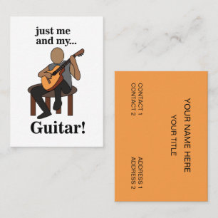 Gitarrist Gitarrlärare Visitkort