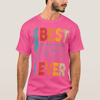 Gitarrist Pappa Bästa Pappa Någonsin D A D Ackord T Shirt