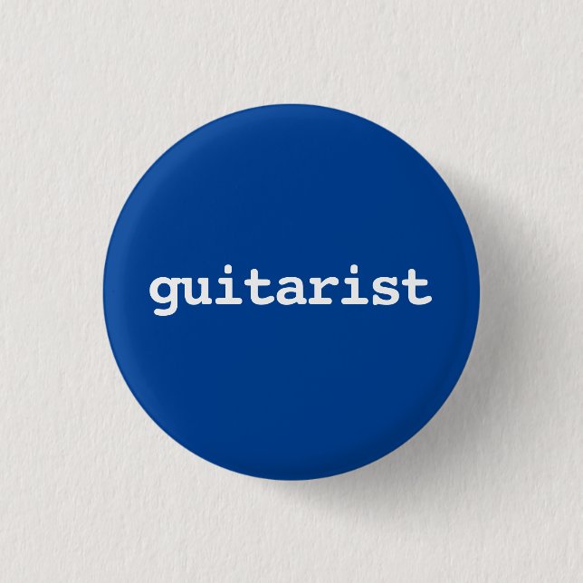 gitarrist typografi Knapp (Framsida)