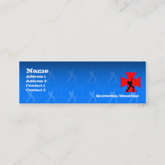 Gitarristkor - smala mini visitkort