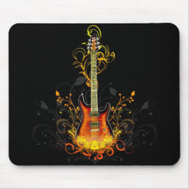 Gitarrkonst 1 Mousepad Musmatta