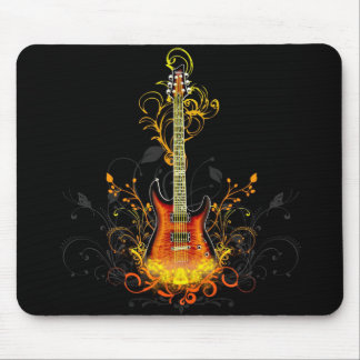 Gitarrkonst 1 Mousepad Musmatta