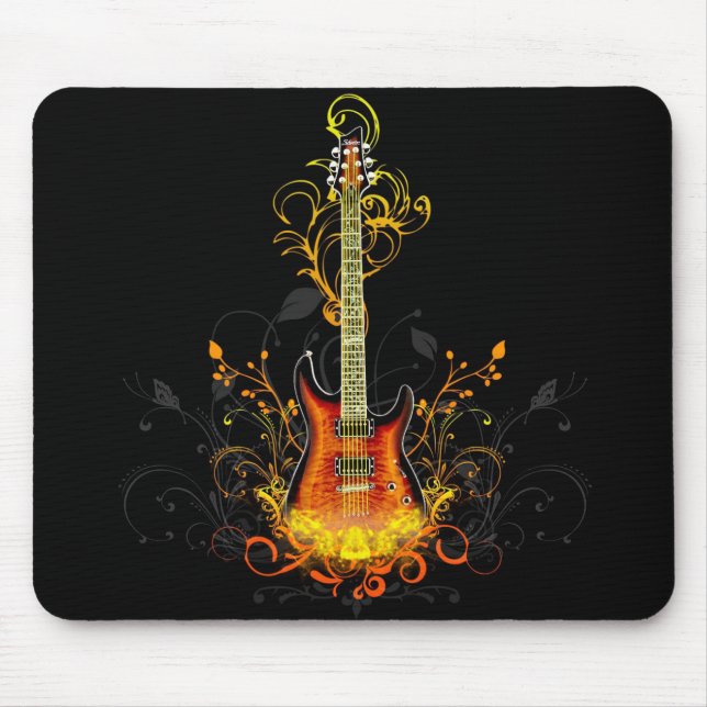 Gitarrkonst 1 Mousepad Musmatta (Framsidan)