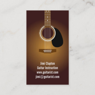 Gitarrlärare Visitkort