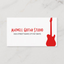 Gitarrlektioner Instruktör Musikstudio Företag