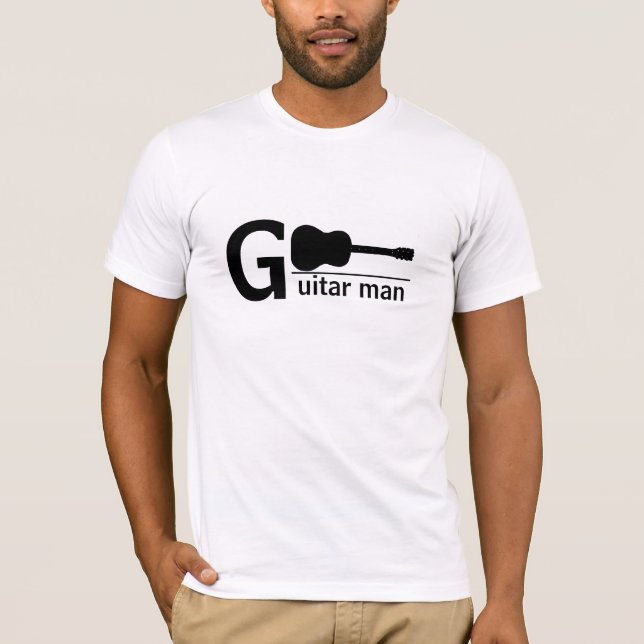 Gitarrman Tee Shirt (Framsida)
