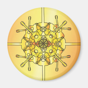 GitarrMandala Magnet