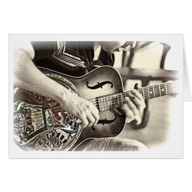 GitarrPayer Hälsningskort (Framsidan Horizontal)