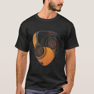 Gitarrplektrum Yin Yang Gitarrist T Shirt