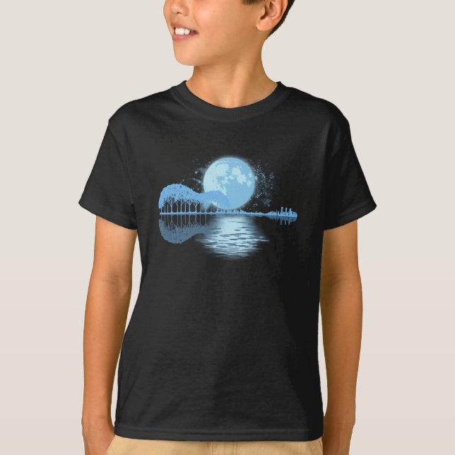 Gitarrreflexionsgåva T Shirt (Framsida)