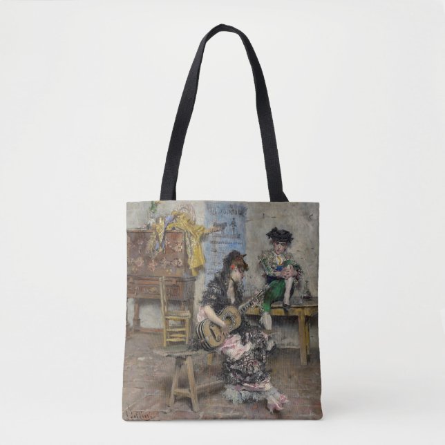 Gitarrspelare av Giovanni Boldini Tygkasse (Framsida)