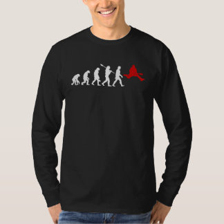 Gitarrspelare Evolution Stolthet Rockgitarrist Mus T Shirt