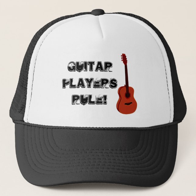 Gitarrspelare härskar lastbilsförarehatten keps (Framsida)