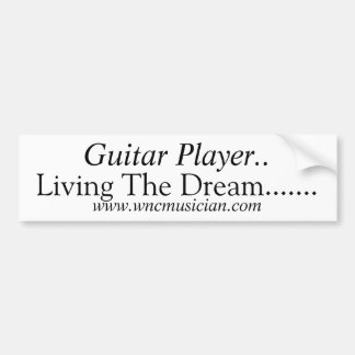 Gitarrspelareklistermärke Bildekal