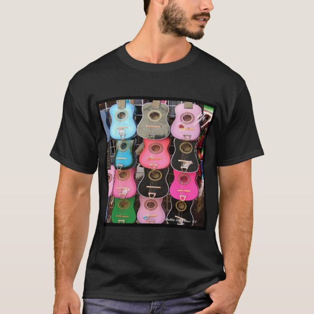 GitarrstativT-tröja Tee Shirt (Framsida)