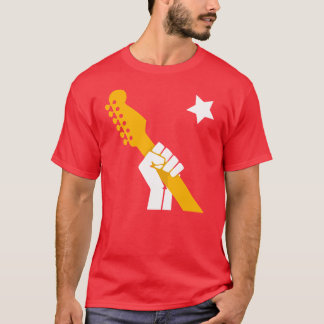 Gitarrteorirevolution röd T #0003 Tee