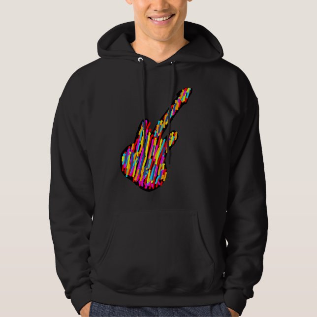 gitarrtröja sweatshirt (Framsida)