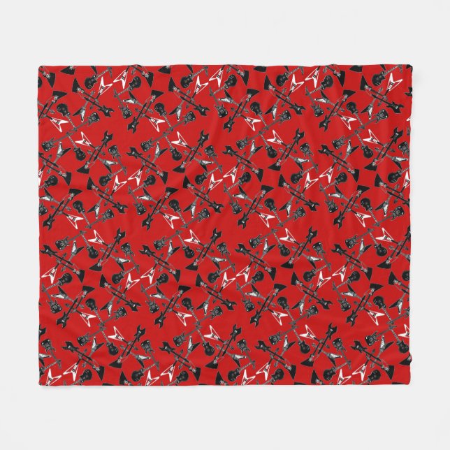 Gitarrullfilt Fleecefilt (Framsidan (Horisontell))