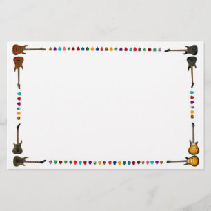 Gitarrutrustning Brevpapper