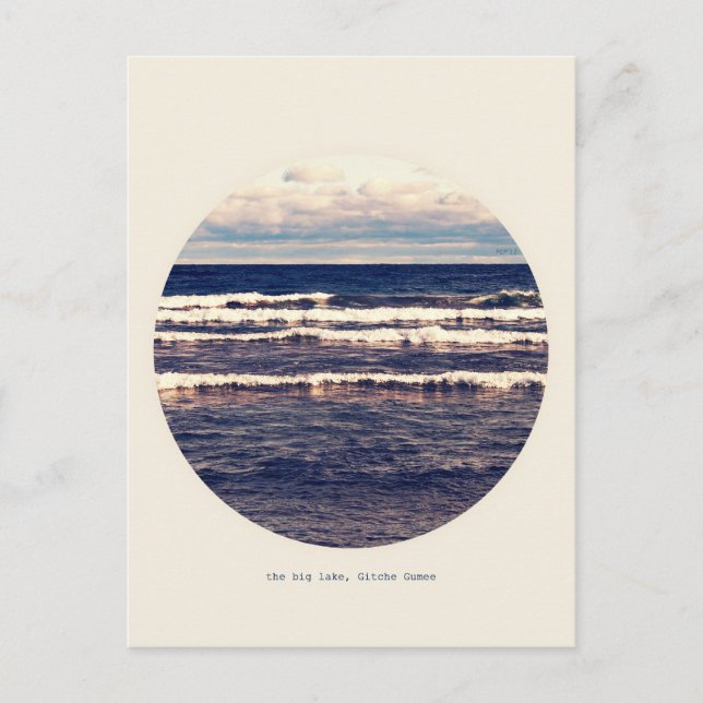 Gitche Gumee Vykort (Framsida)