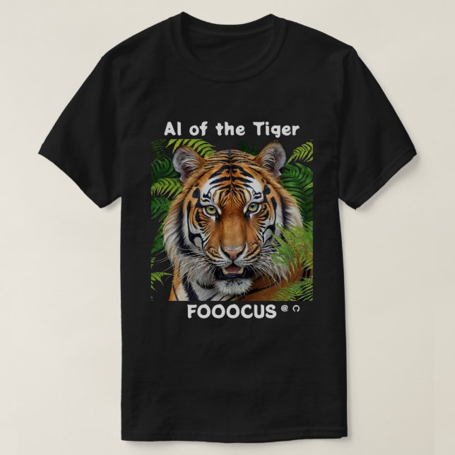 GitHub projektmall - Fooocus   T Shirt (Design framsida)