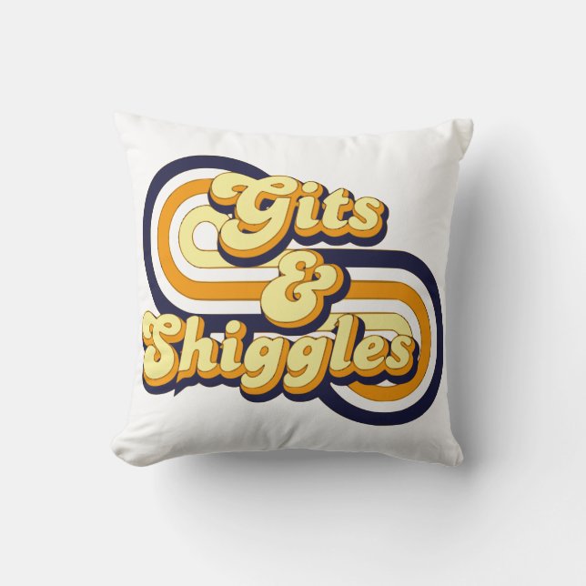 Gits & Shiggles Kudde (Framsida)