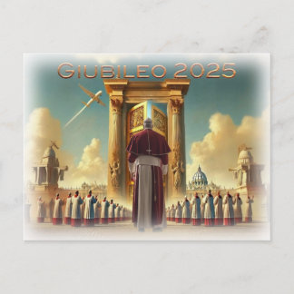 Giubileo 2025 Vaticano, souvenir viaggio, regalo. Vykort