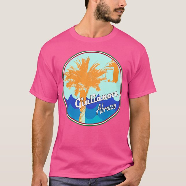 Giulianova Abruzzerna-Italien med Vinkara T Shirt (Framsida)