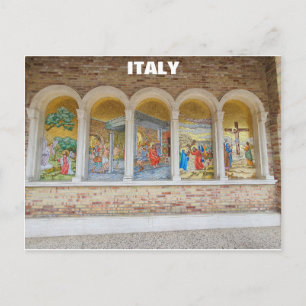Giulianova Italien Italy Mosaic Travel Photo Vykort