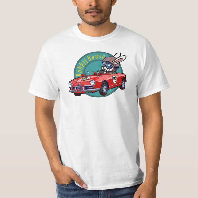 Giulietta Spider - 白 T Shirt (Framsida)