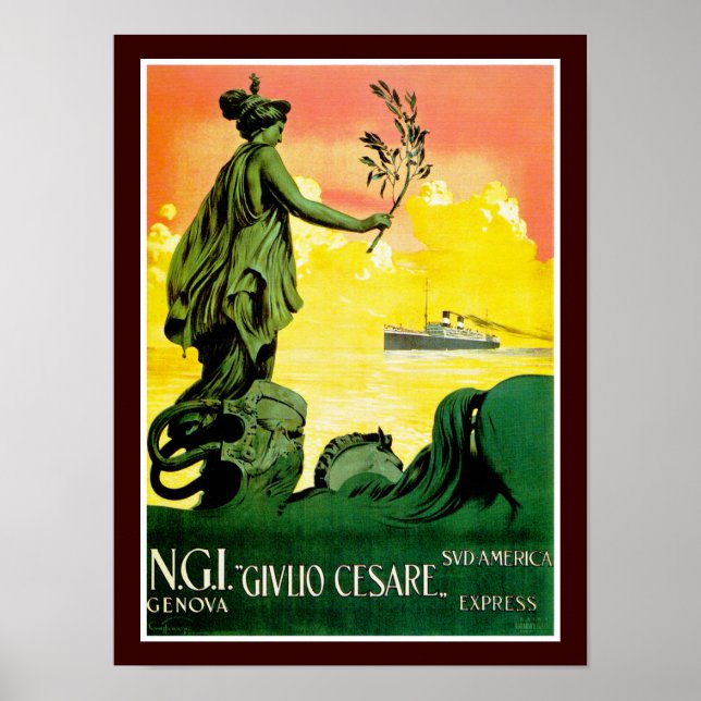 Giulio Cesare ~ Sud America Express Poster (Framsidan)