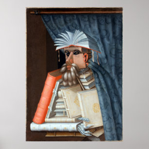 Giuseppe Arcimboldo, bibliotekarie Poster