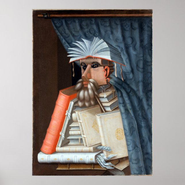Giuseppe Arcimboldo, bibliotekarie Poster (Framsidan)