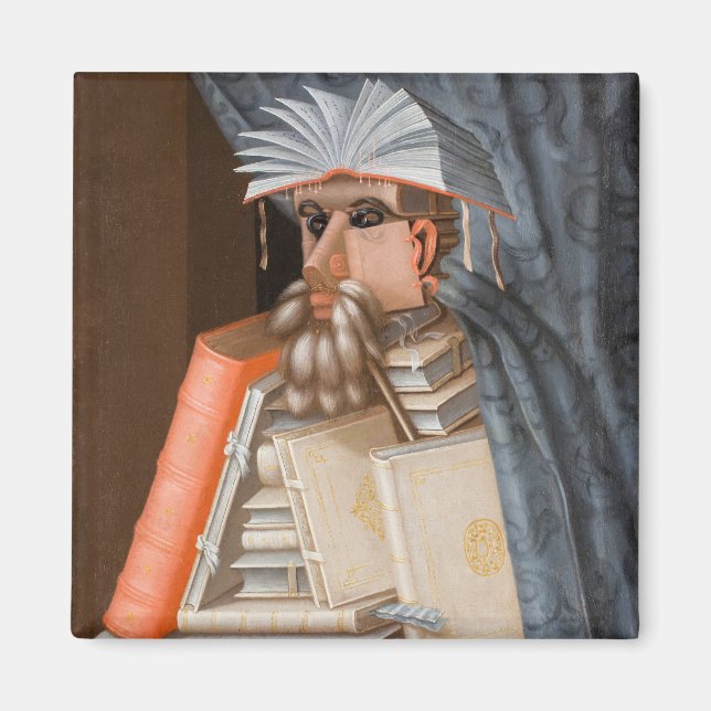 Giuseppe Arcimboldo - bibliotekarien Magnet (Framsidan)
