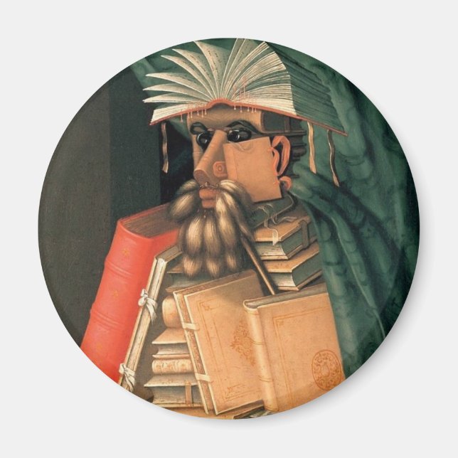 Giuseppe Arcimboldo - bibliotekarien Magnet (Framsidan)