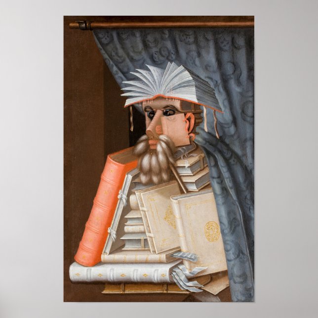 Giuseppe Arcimboldo - Bibliotekarien Poster (Framsidan)