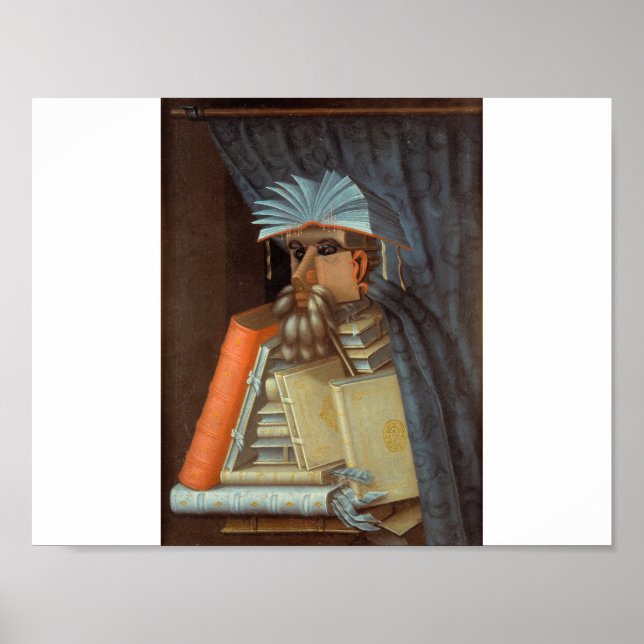 Giuseppe Arcimboldo - bibliotekarien Poster (Framsidan)
