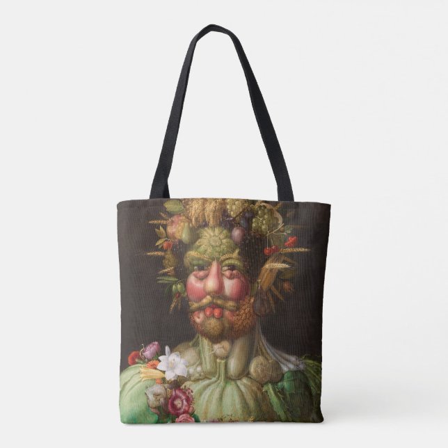 Giuseppe Arcimboldo - den Vertumnus totot hänger Tygkasse (Baksida)